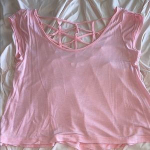 Light Pink Crop Top & Cute Back